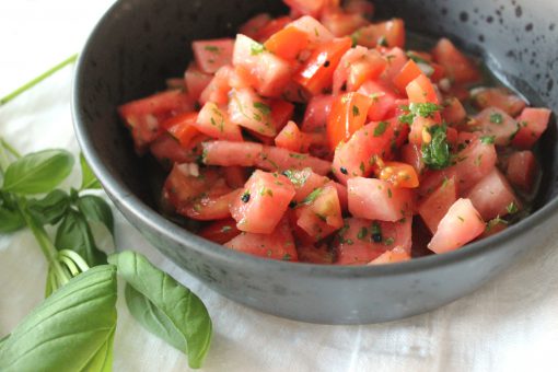 Tomaten-Melonen-Salat